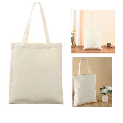 Natural Colored Cotton Canvas Handbag