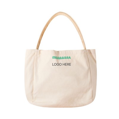 Candy Color Letter Canvas Tote Bag