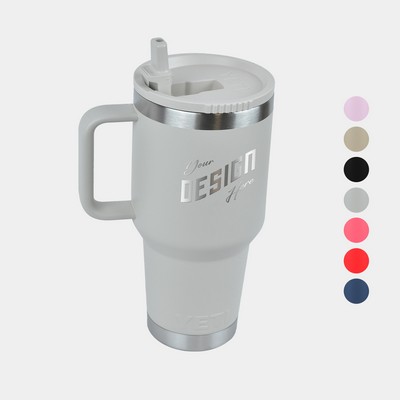 YETI® Rambler® Stainless Steel Insulated 30 oz Travel Straw Mug