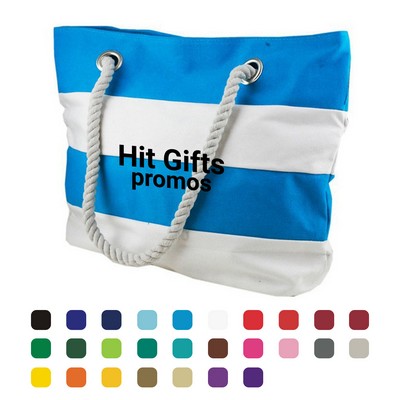 Canvas Tote Bag with Rope Handles